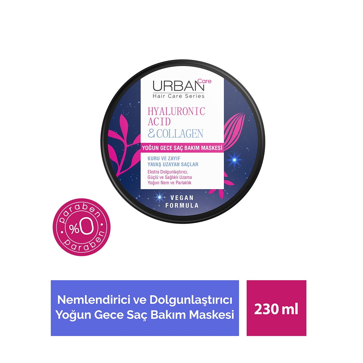 Urban Care  Saç Maskesi Hyaluronic Acid & Collagen 230 ML