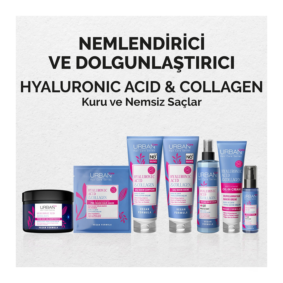 Urban Care  Saç Maskesi Hyaluronic Acid & Collagen 230 ML