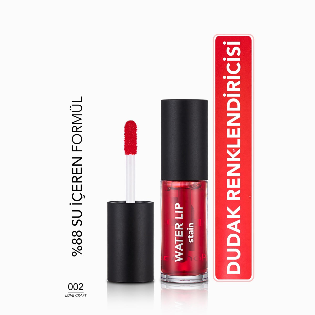 Flormar Water Lip Stain Dudak Renklendiricisi 002 Love Craft