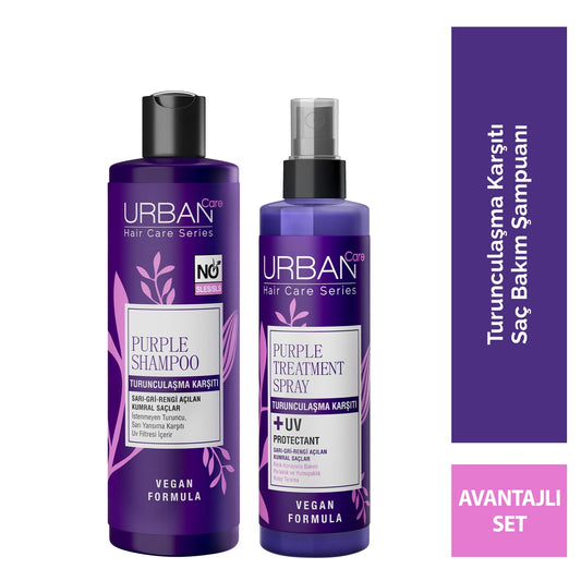 Urban Care Mor Şampuan 250 ML Sülfatsız + Mor Sıvı Krem 250 Ml Set