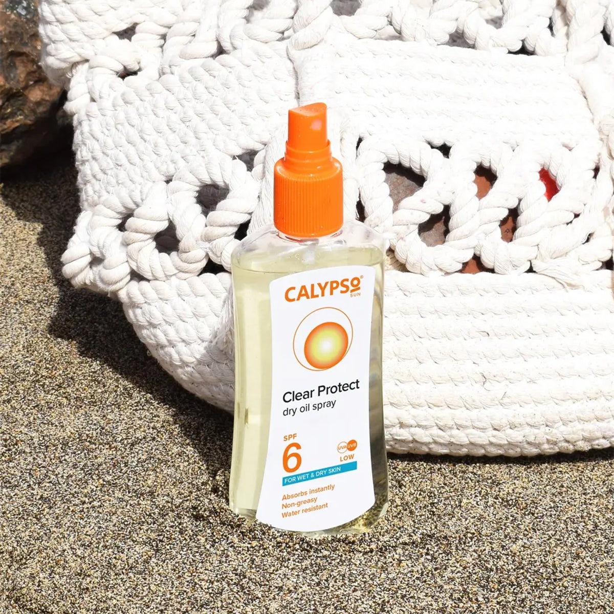 Calypso Clear Protect Spray for Wet/Dry Skin SPF6 200 ML