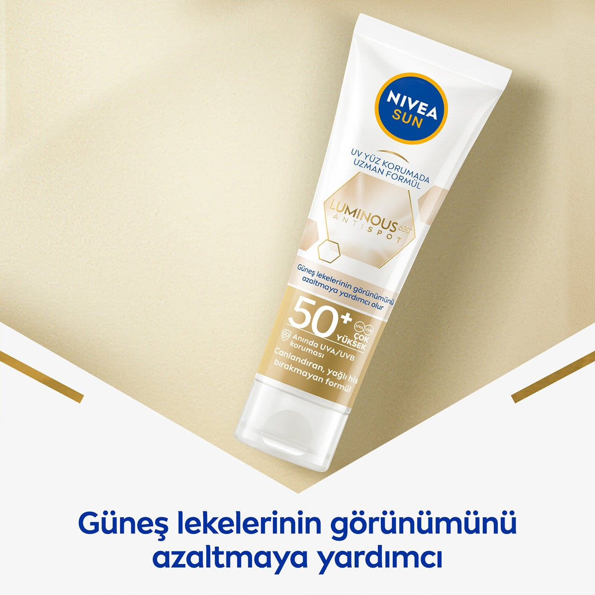 YUZ GUNES KREMI LUMINOUS630 LEKE KARŞITI SPF50 40 ML