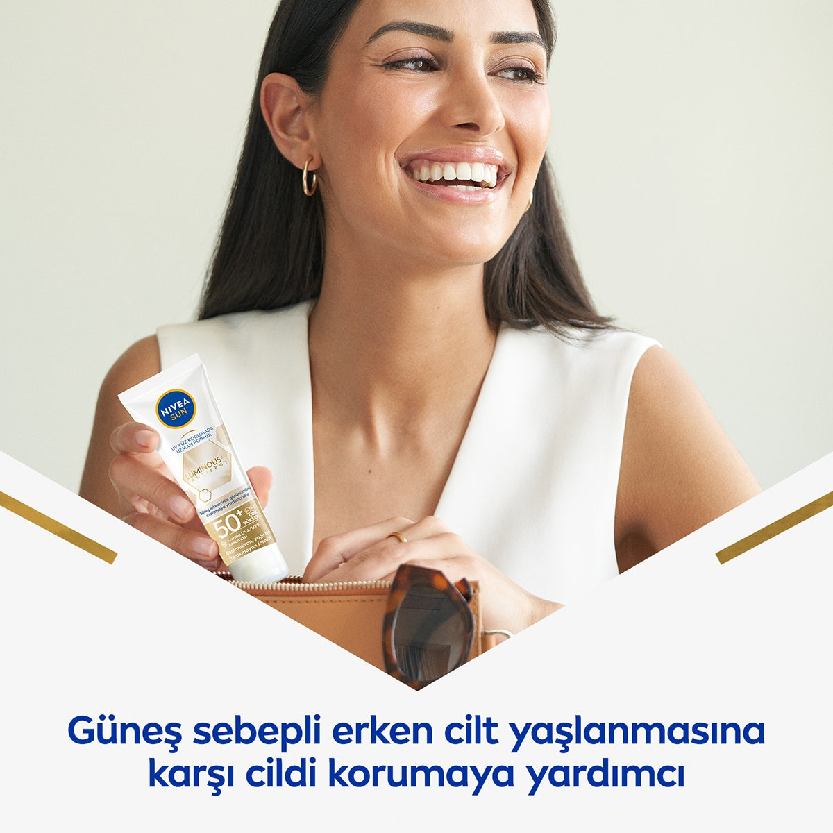 YUZ GUNES KREMI LUMINOUS630 LEKE KARŞITI SPF50 40 ML