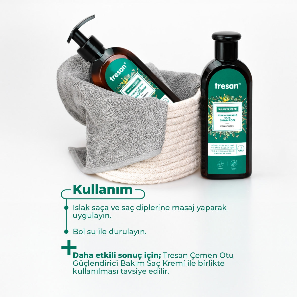 Şampuan Çemen Otu Güçlendirici Sülfatsız 300 ml