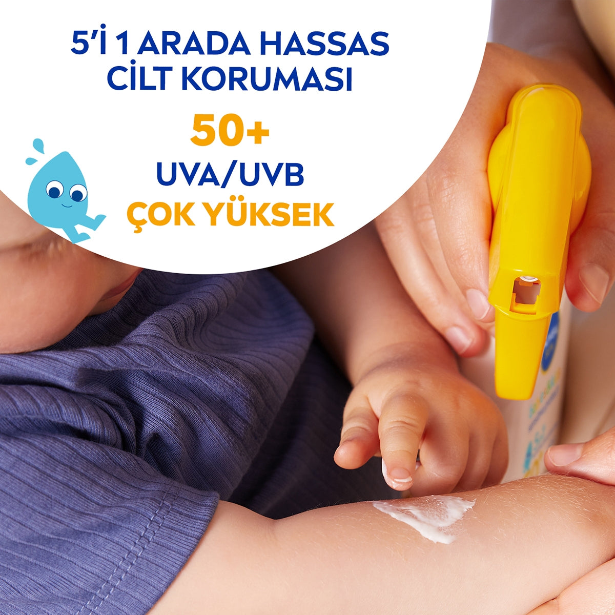 GUNES SPREYI HASSAS KORUMA BEBEK & COCUK  SPF50 270 ML