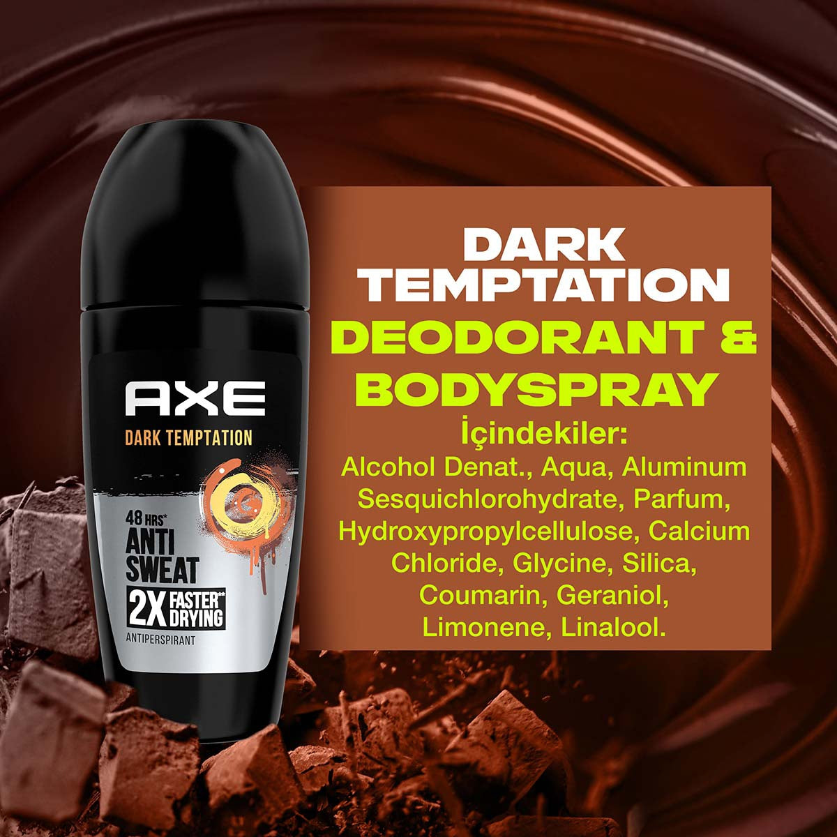 Erkek Roll On Dark Temptation 50 ml