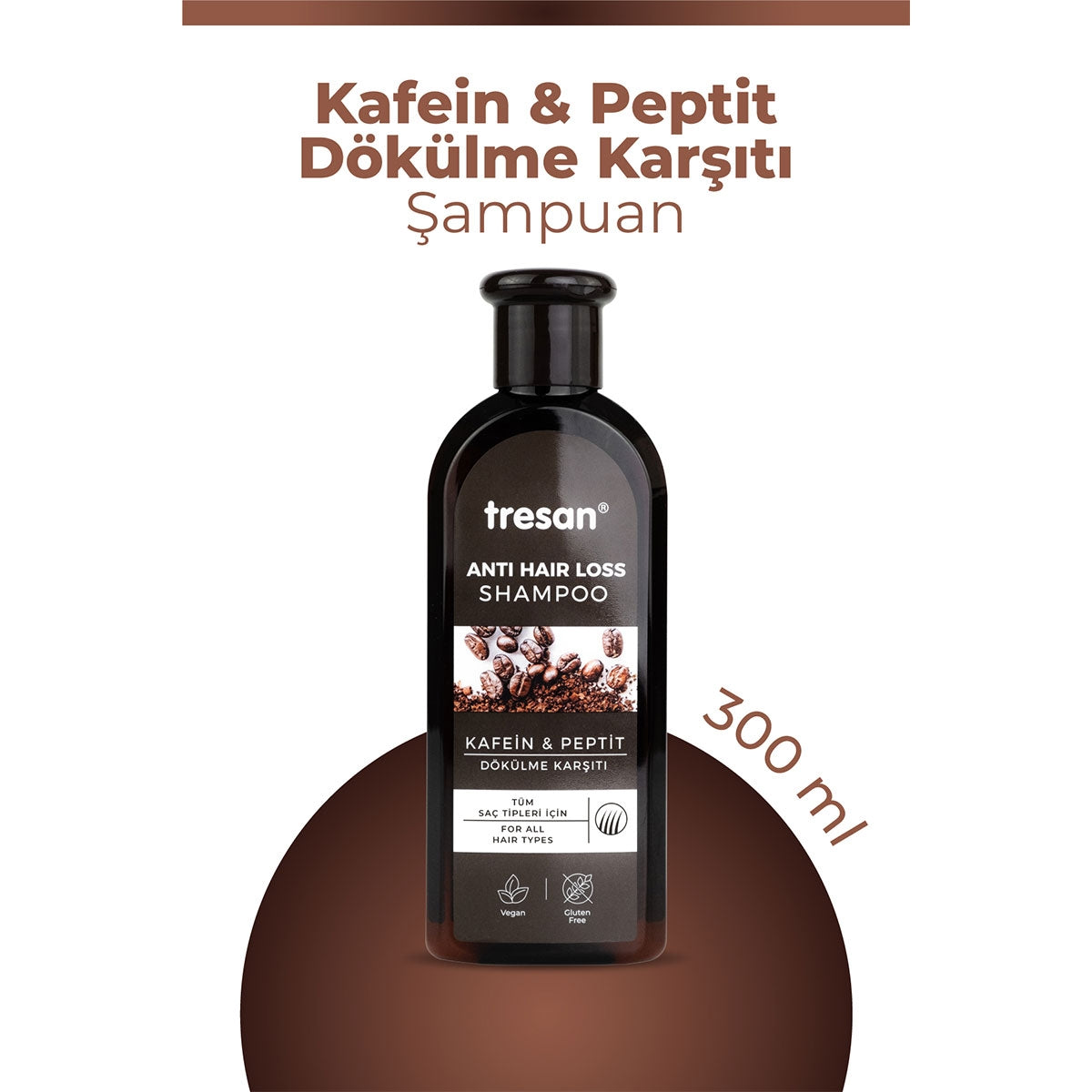 Şampuan Kafein & Peptit Dökülme Karşıtı 300 ml