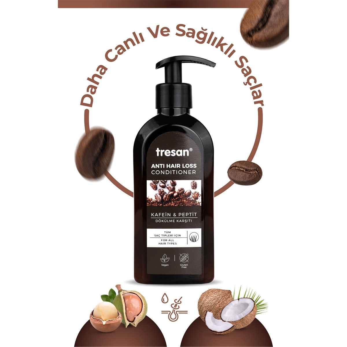 Saç Kremi Kafein & Peptit Dökülme Karşıtı 300 ml