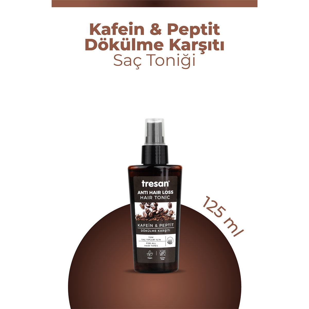 Tresan Saç Toniği Kafein & Peptit Dökülme Karşıtı 125 ml