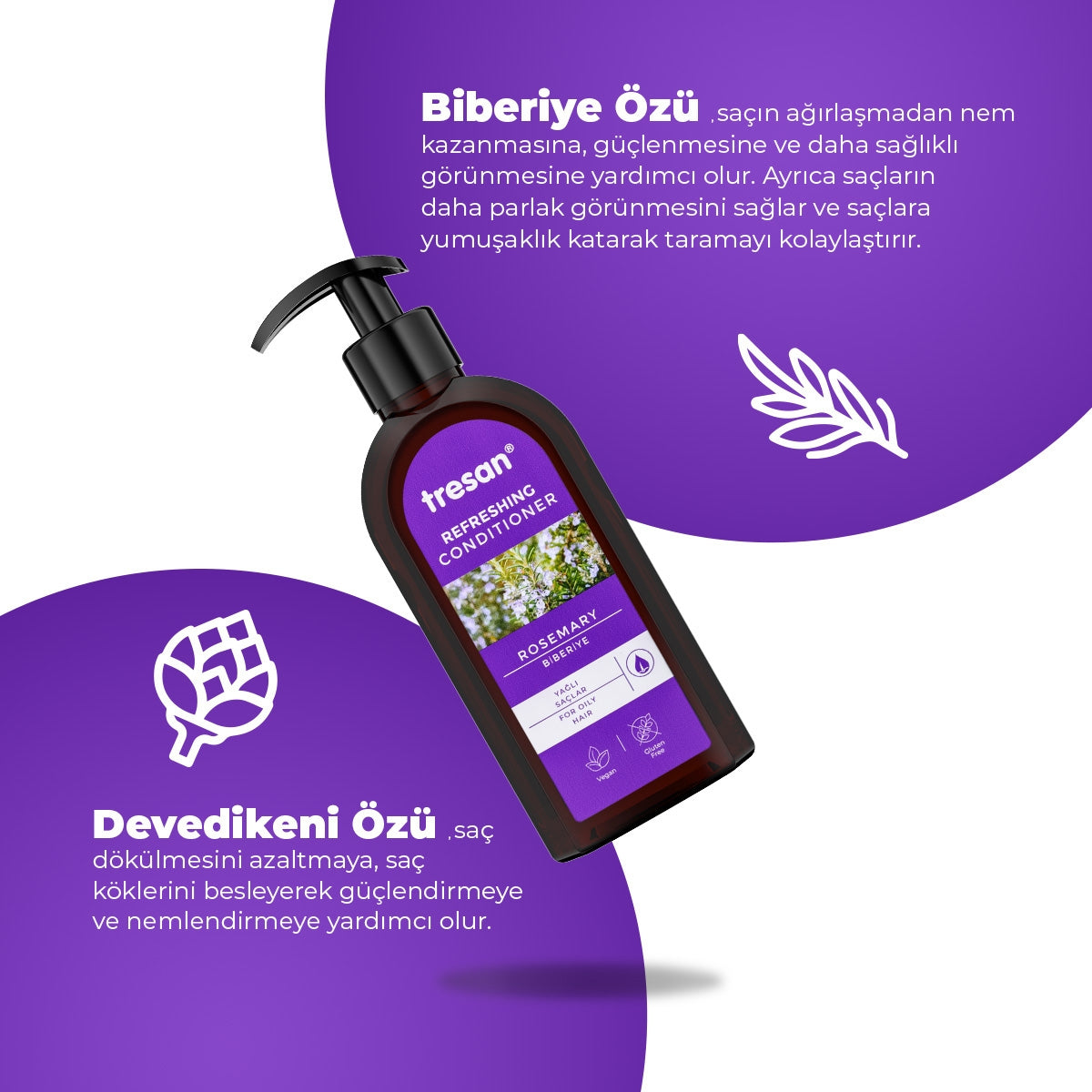 Saç Kremi Biberiye Canlandırıcı Sülfatsız 300 ml