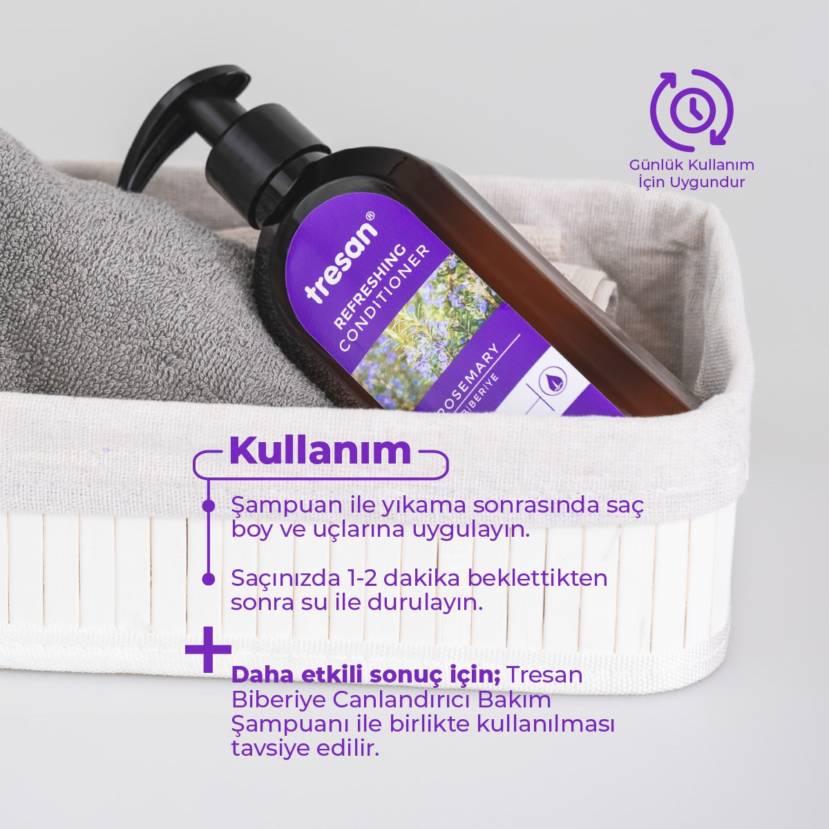 Saç Kremi Biberiye Canlandırıcı Sülfatsız 300 ml