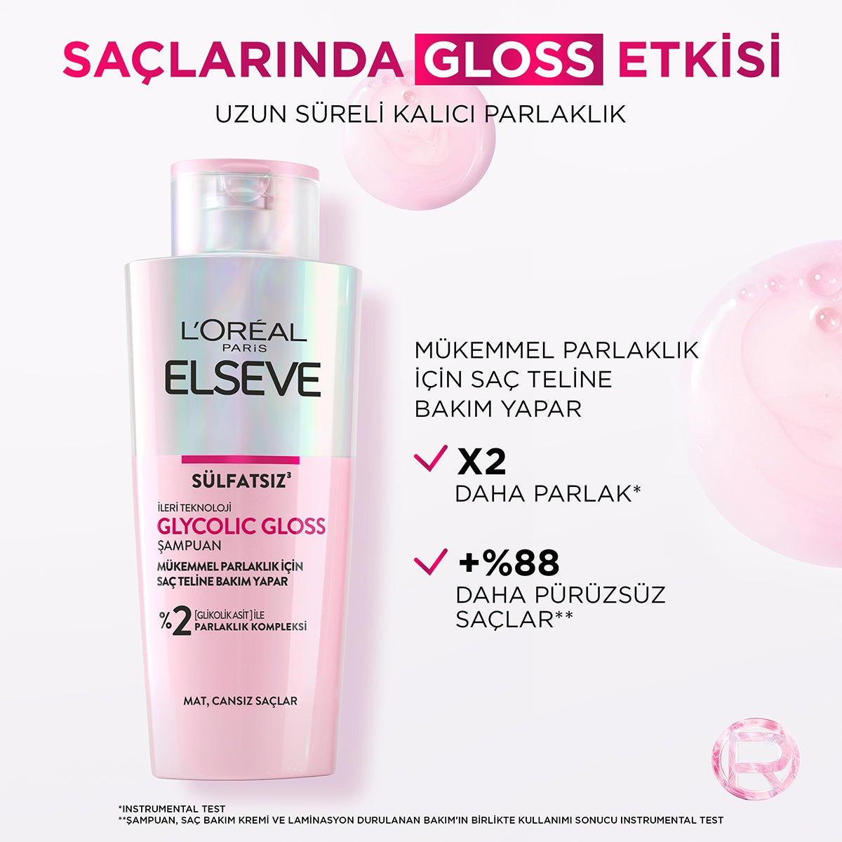 Şampuan Glycolic Gloss 200 ML