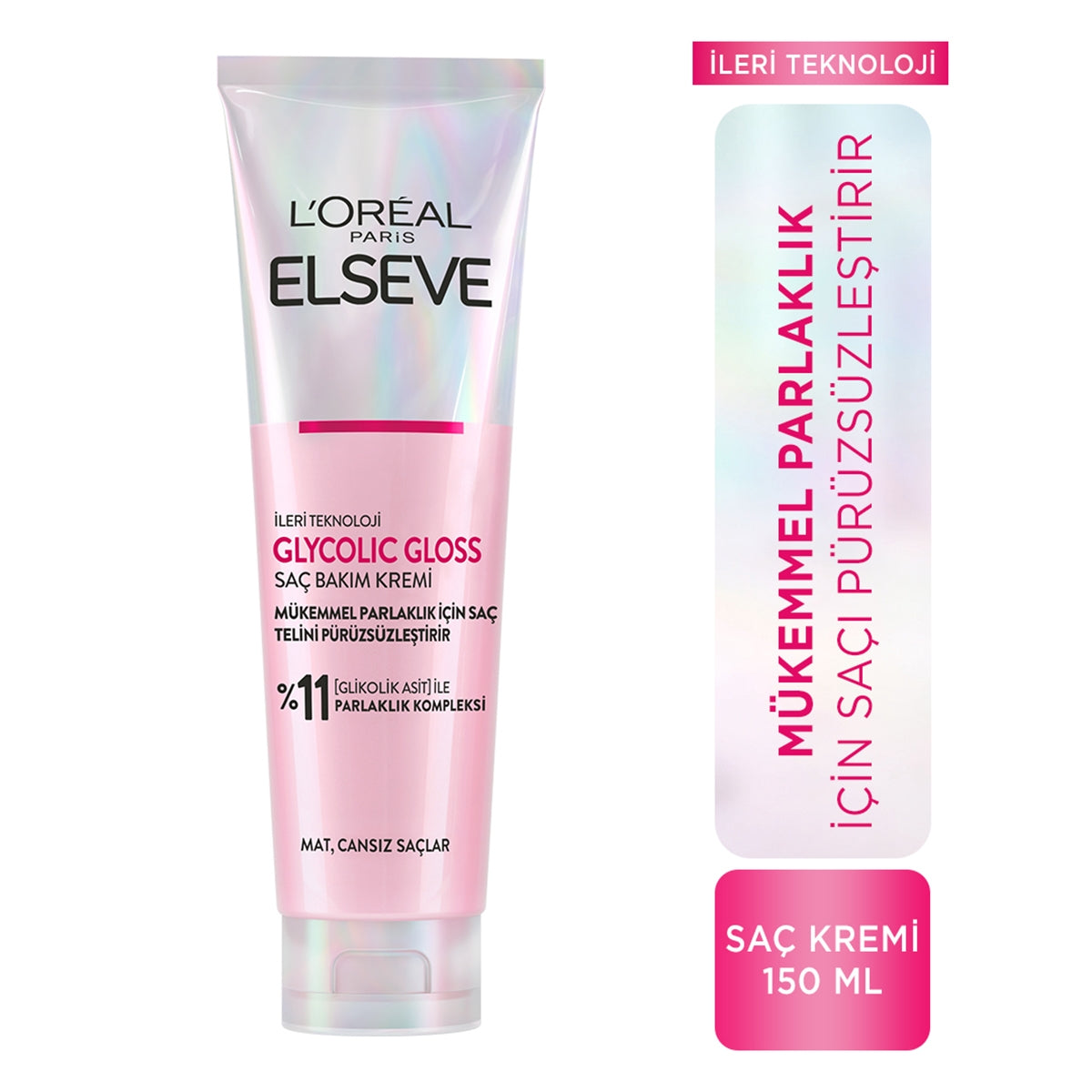 Elseve Saç Kremi Glycolic Gloss 150 ML