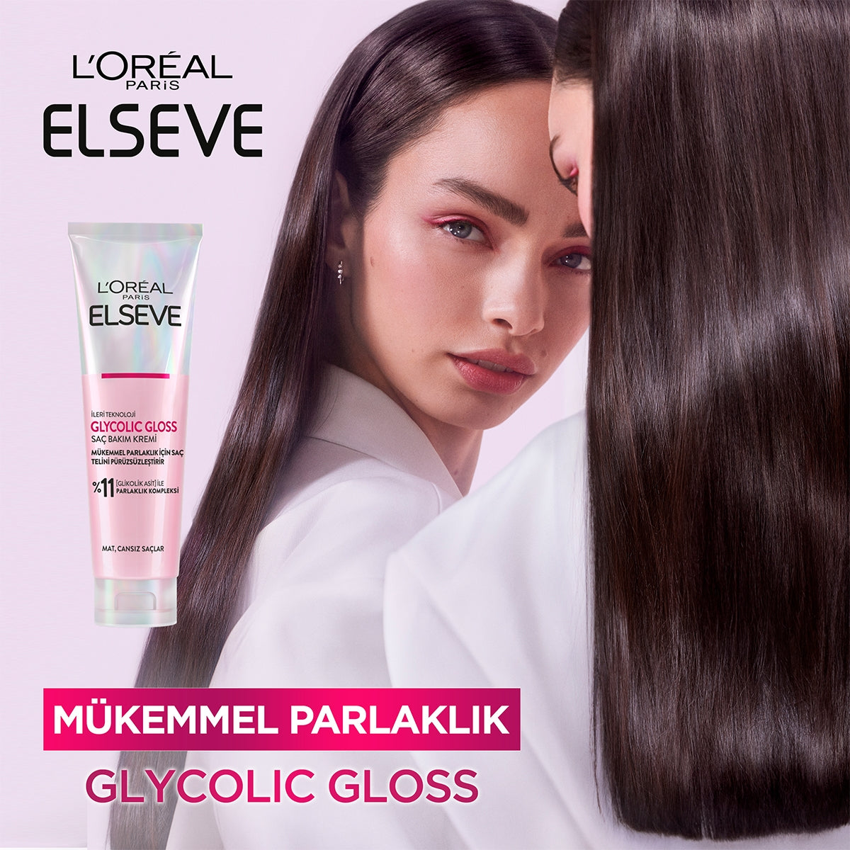 Elseve Saç Kremi Glycolic Gloss 150 ML