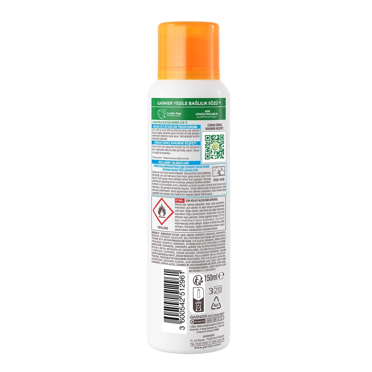 SENSITIVE ADVANCED SPREY MIST SPF50+ 150ML