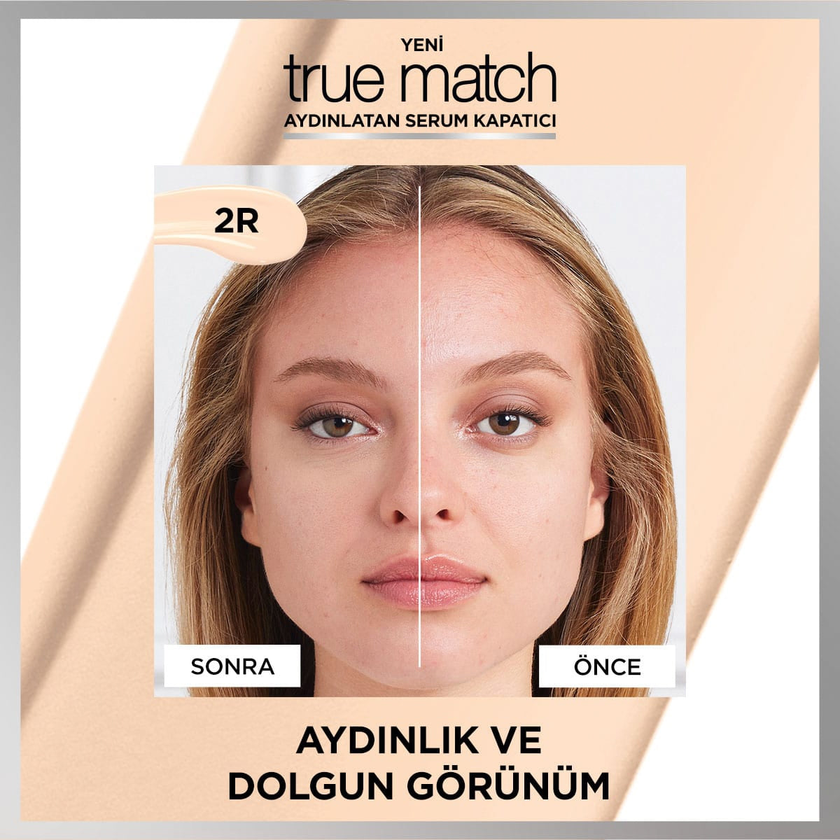 True Match Serum Kapatıcı 2R Light Medium