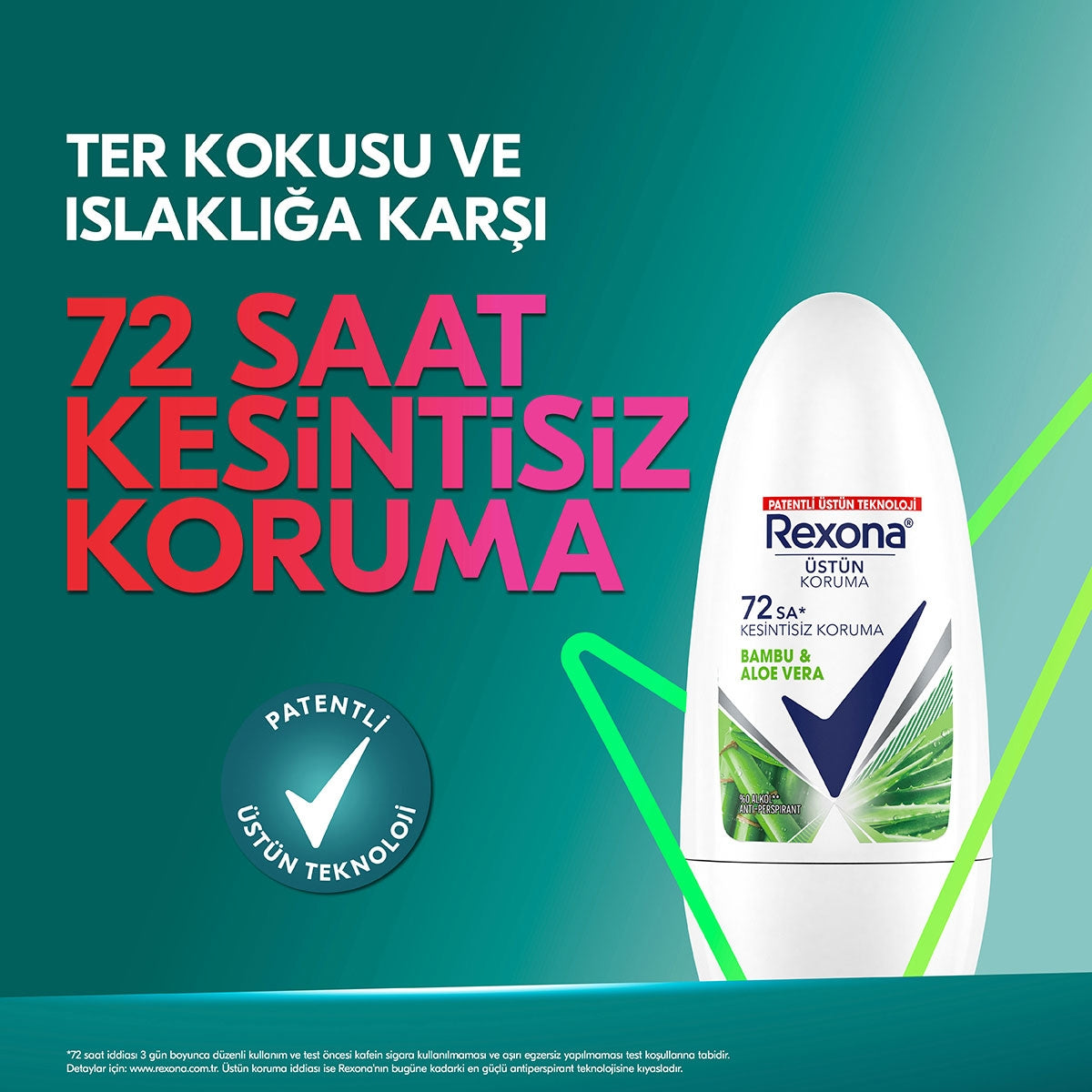 Kadın Roll On Bamboo & Aloe Vera 50 ml