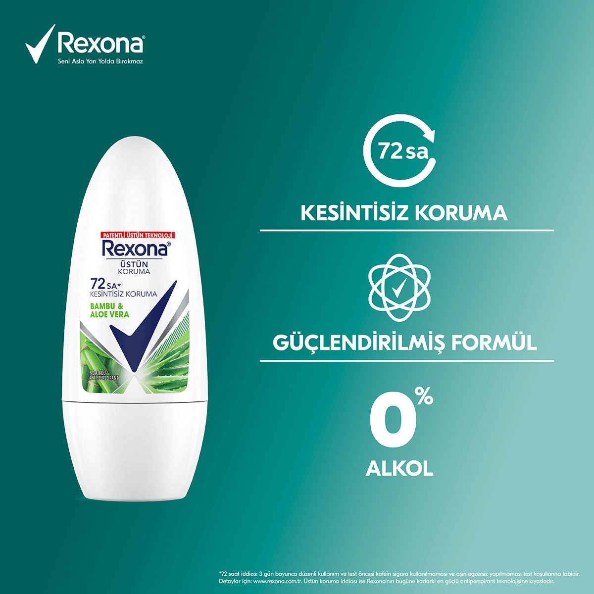 Kadın Roll On Bamboo & Aloe Vera 50 ml