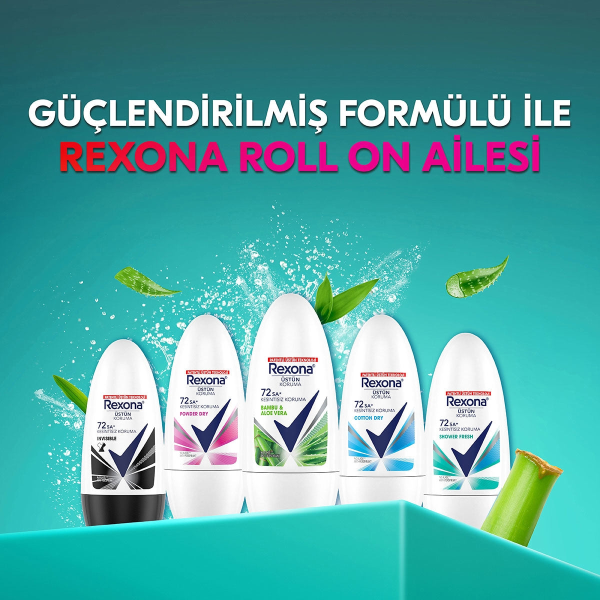 Kadın Roll On Bamboo & Aloe Vera 50 ml