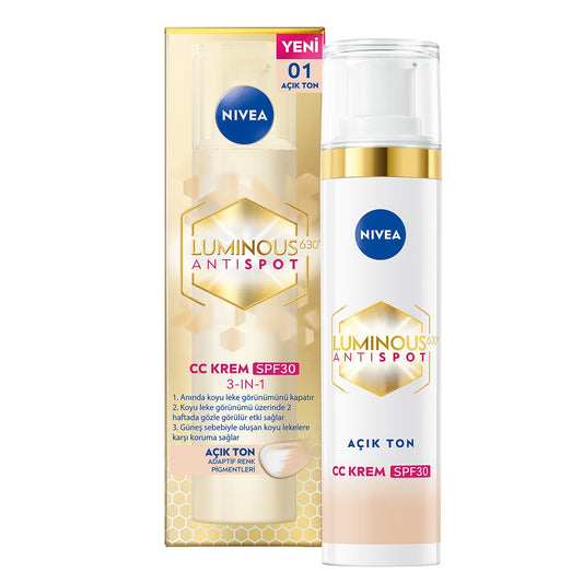 LUMINOUS630 CC KREM LEKE KARSITI ACIK TON SPF30 40 ML