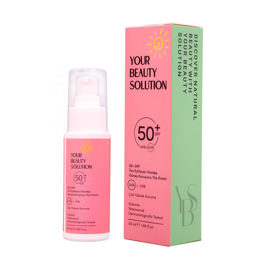 YOUR BEAUTY SOLUTION SPF50 Ton Eşitleyici Yüz Gün Koruyucu 50 ML