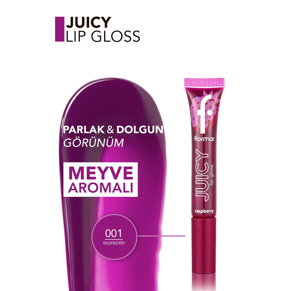 Juicy Lip Gloss 01 Raspberry