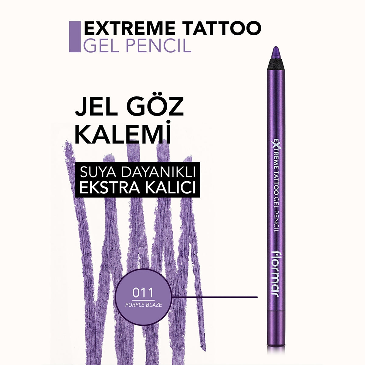 Göz Kalemi Extreme Tattoo Jel 11 Purple Blaze