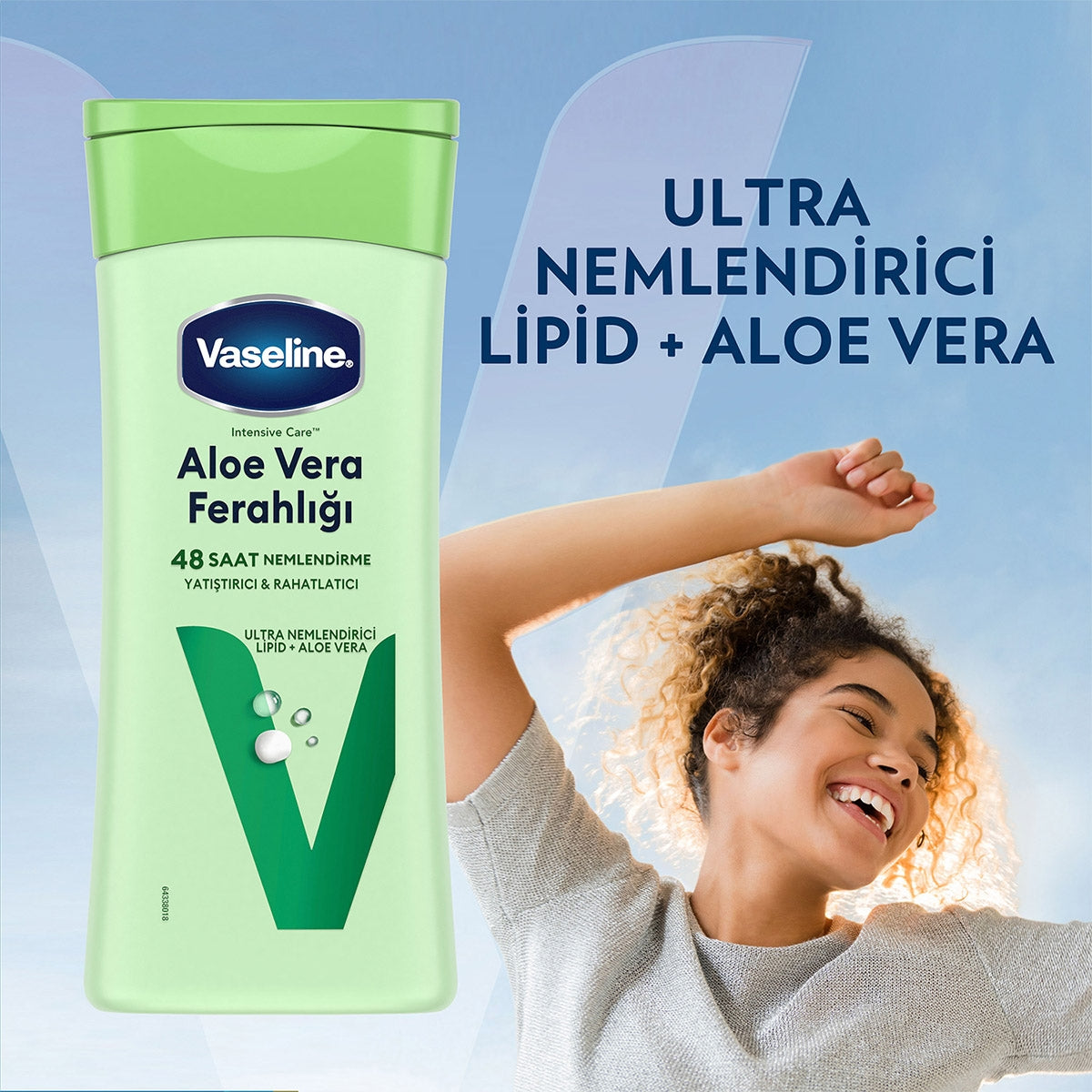 Vücut Losyonu Aloe Vera Ferahlığı Kuru Ciltler İçin 200 ml