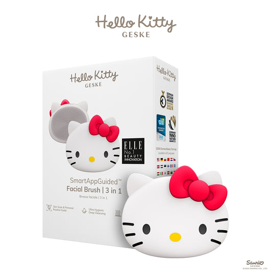 Yüz Temizleme Fırçası 3 Fonksiyonlu Hello Kitty Beyaz