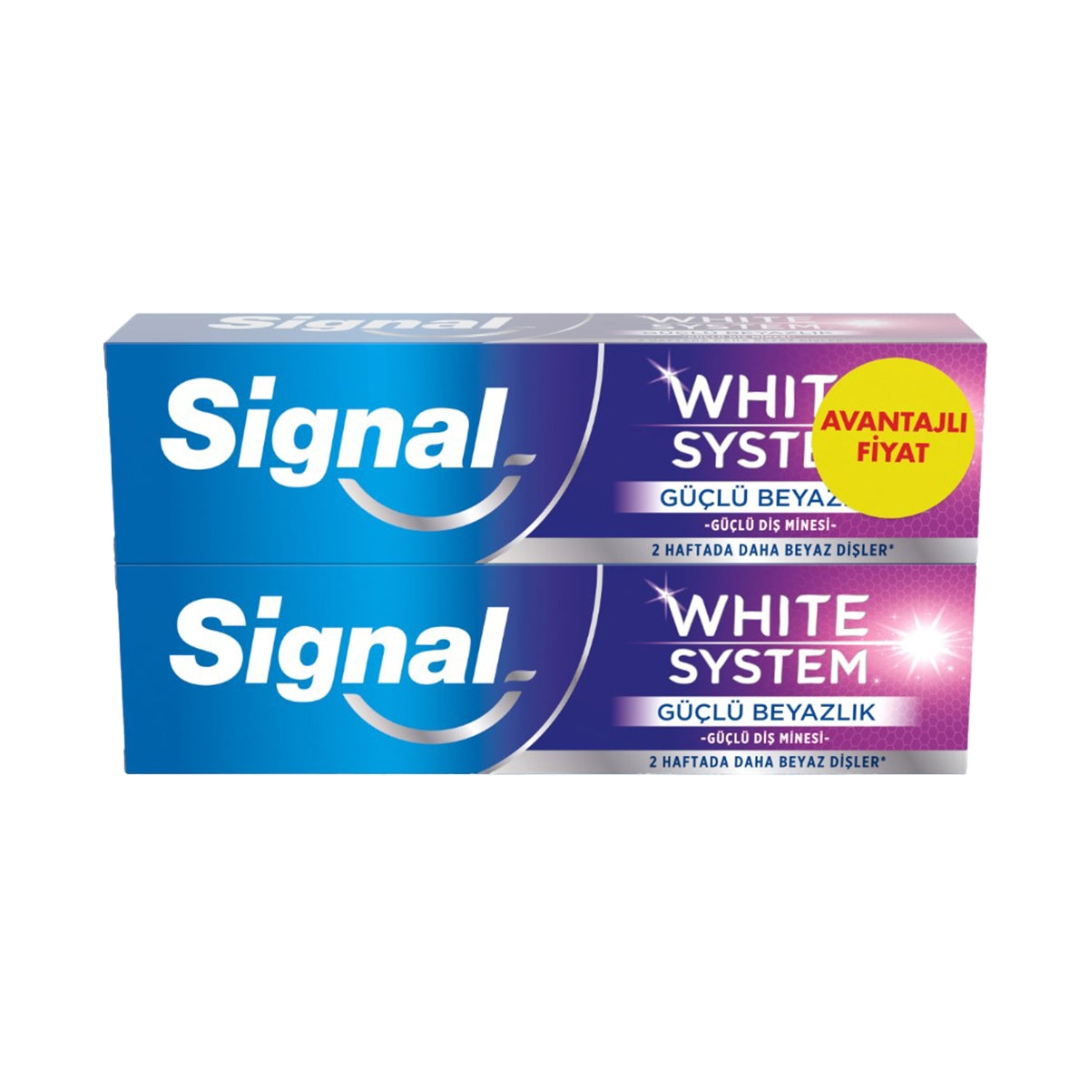 DIS MACUNU WHITE SYSTEM GUCLU BEYAZLIK 2X75 ML