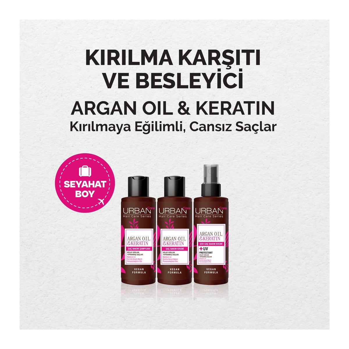 Argan Oil & Keratin Sıvı Saç Kremi 100 Ml