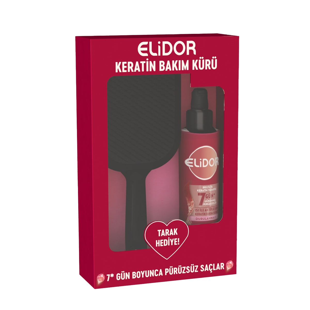 Saç Serumu Brezilya Keratin 90 Ml + Tarak