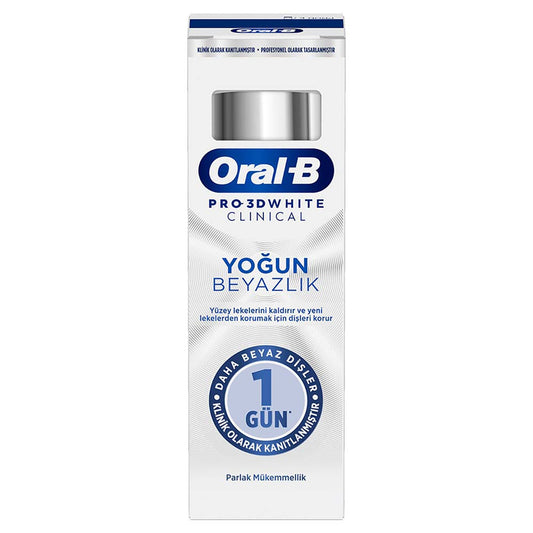 DIS MACUNU PRO-3D WHITE CLINICAL YOGUN BEYAZLIK 75 ML