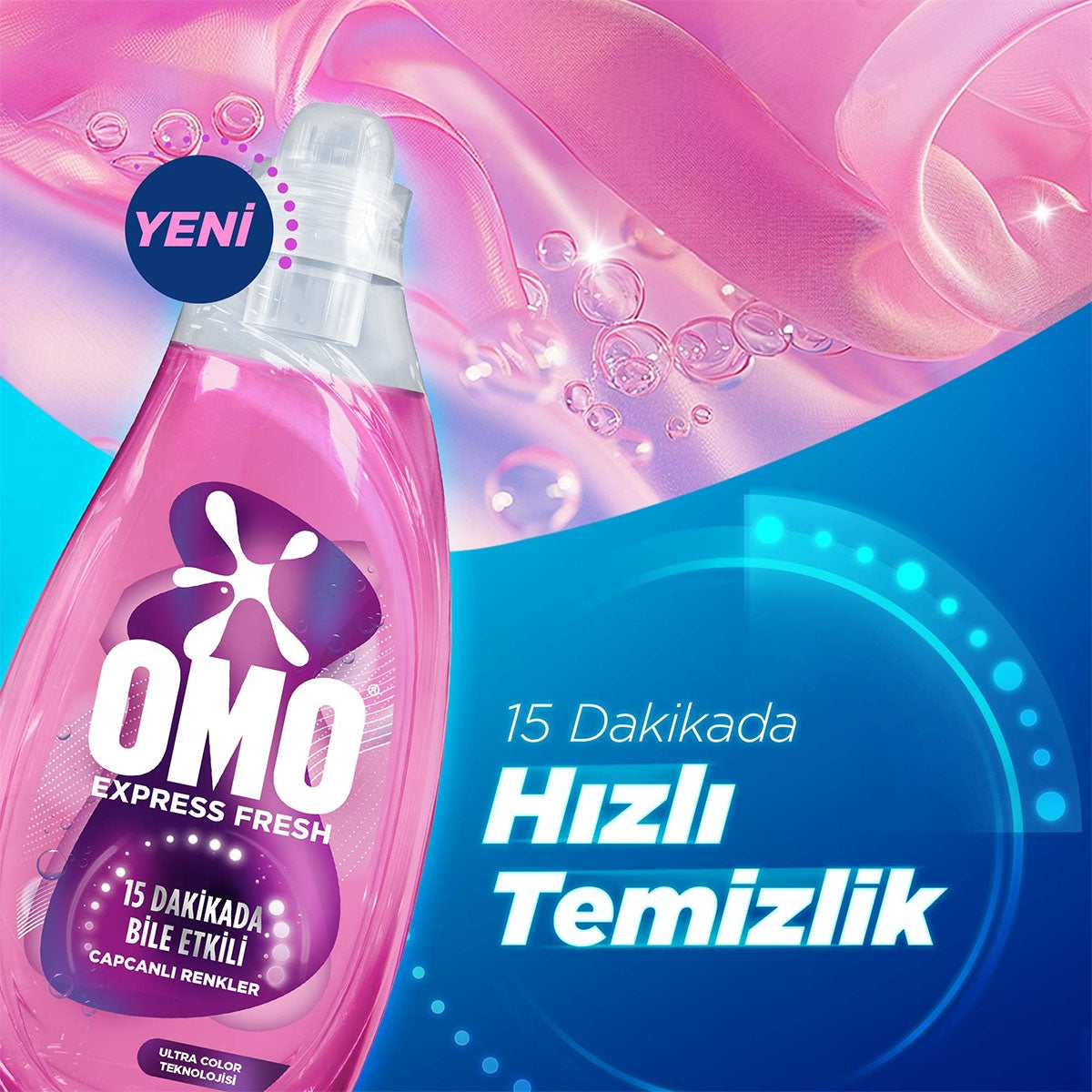 ÇAMAŞIR DETERJANI EXPRESS FRESH RENKLİ & SİYAH 1480 ML