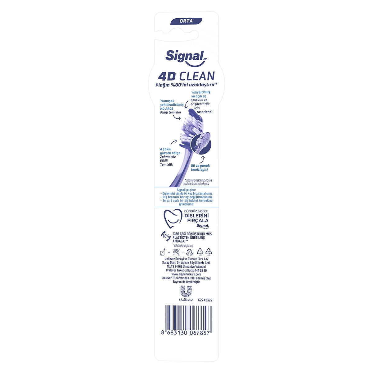 Ultra Clean Expert 4D Clean Diş Fırçası Orta