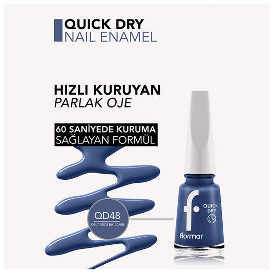 FLORMAR OJE QUICK DRY QNE-48 SALT WATER