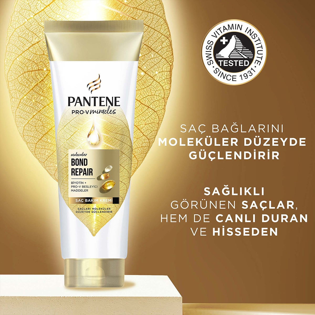 Pro-V Mıracles Molecular Bond Repair Yıpranmış Saçlar İçin Saç Bakım Kremi