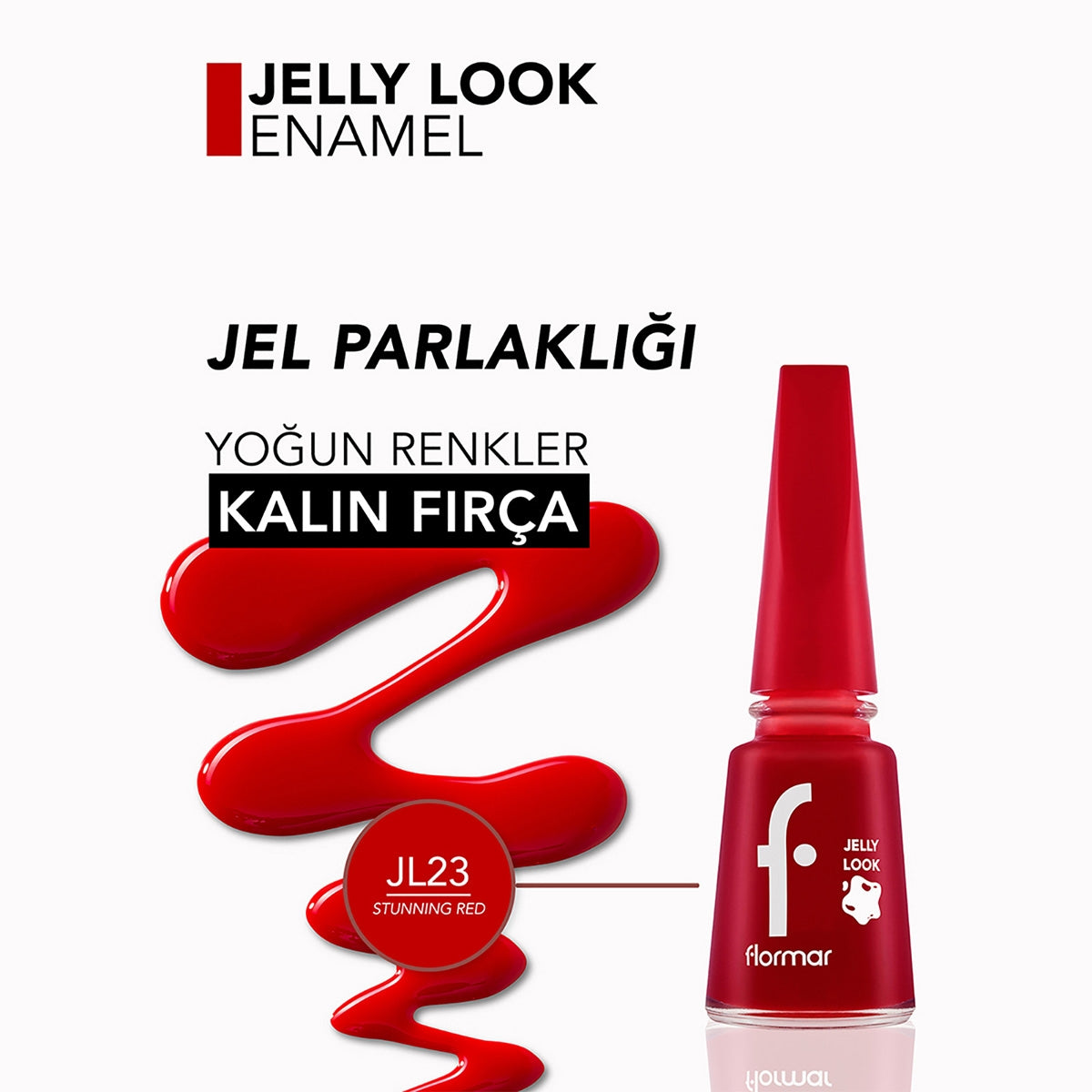 Oje Jelly Look 23 Stunning Red