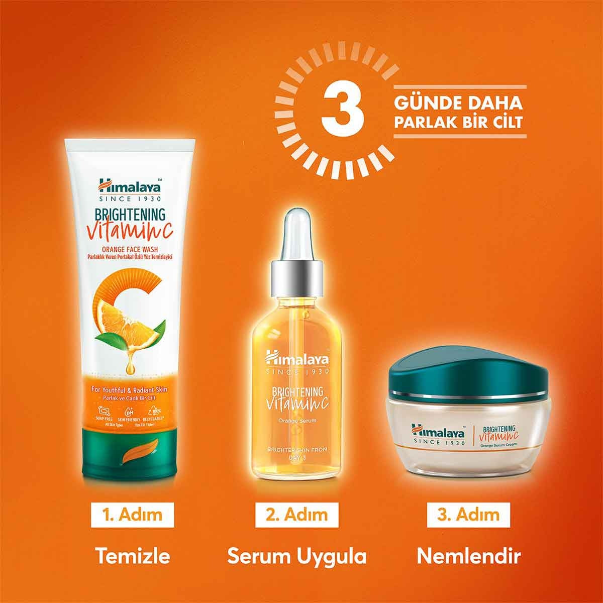 Parlaklık Veren Aydınlatıcı Vitamin C Portakal Özlü Serum 30ml