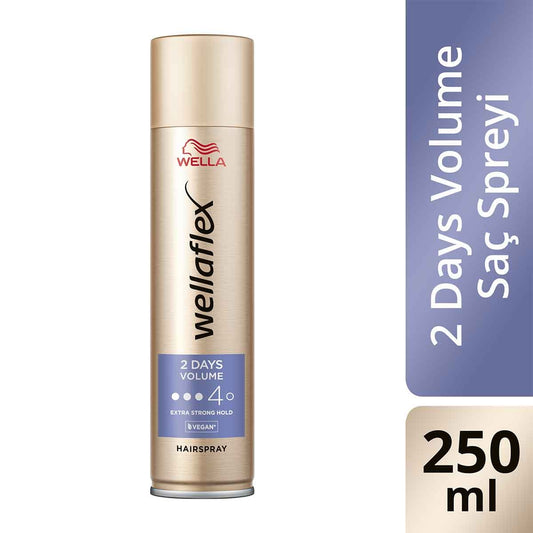 Wellaflex Saç Spreyi 2 Günlük Hacim Ekstra Güçlü Tutuş 250 ML