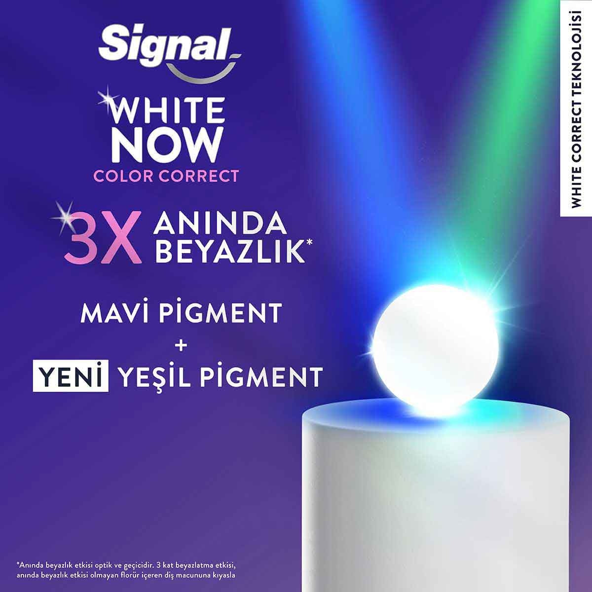 Signal White Now Color Correct Uzun Süren Beyazlık Diş Macunu 75 ml