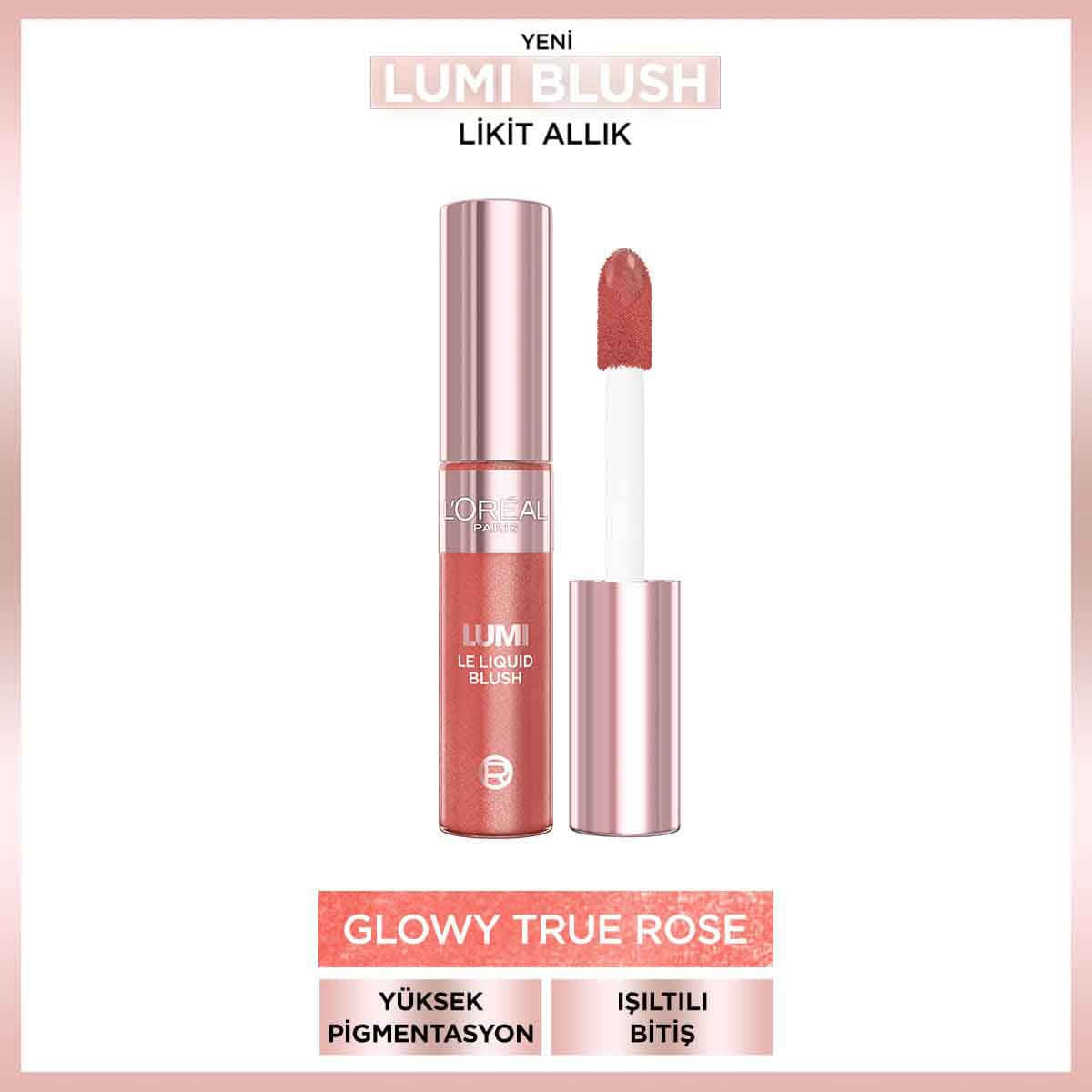 L’Oreal Paris Lumi Blush Likit Allık 630- Glowy True Rose