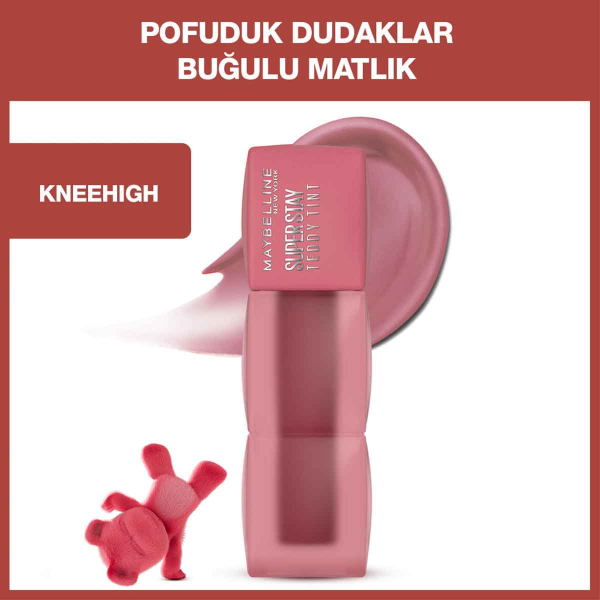 Maybelline Super Stay Teddy Tint Uzun Süre Kalıcı Likit Mat Tint 55- Knee High