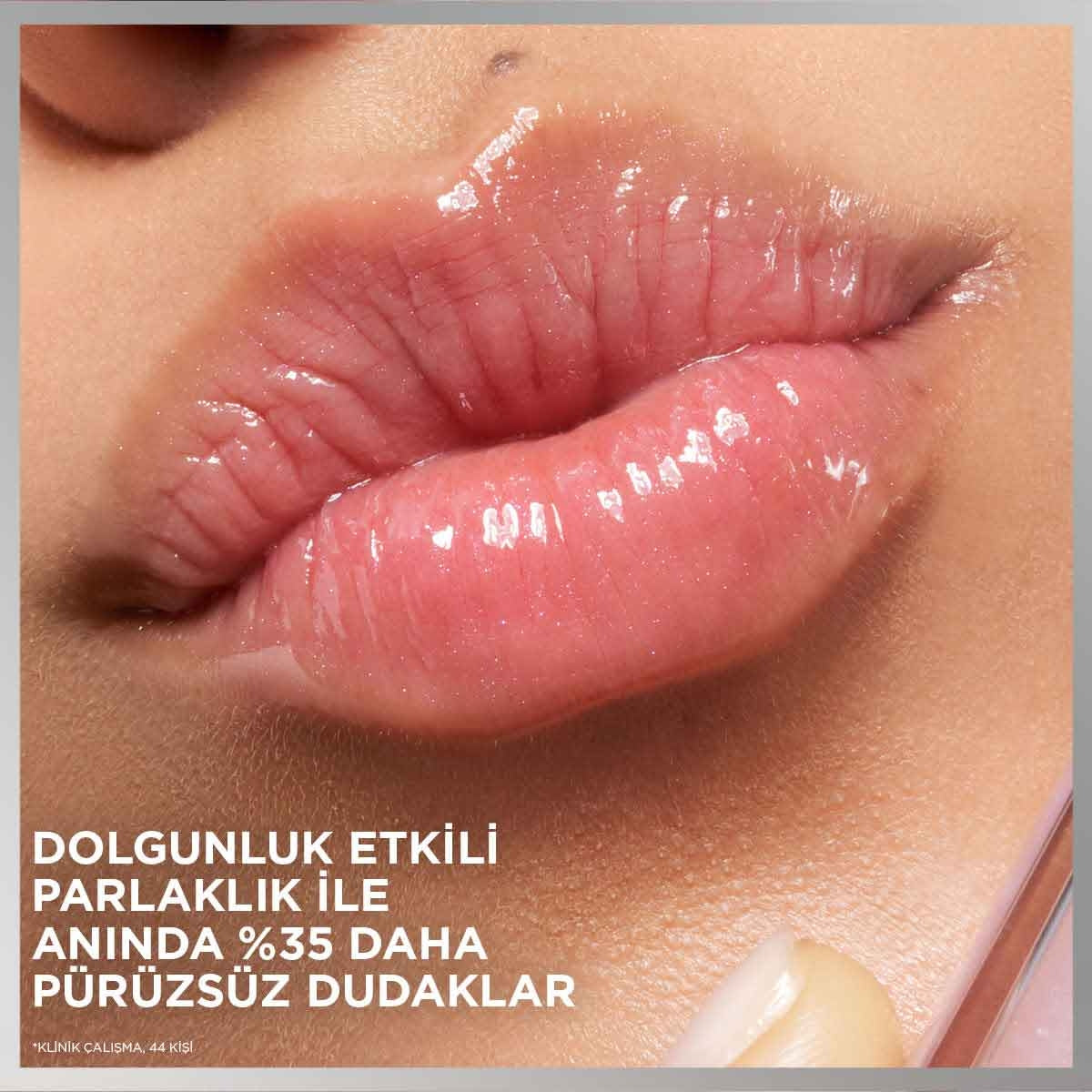 L’Oreal Paris Plump Ambition Hyaluron Lip Oil Besleyici ve Nemlendirici Dudak Parlatıcısı 641- Latte Glace