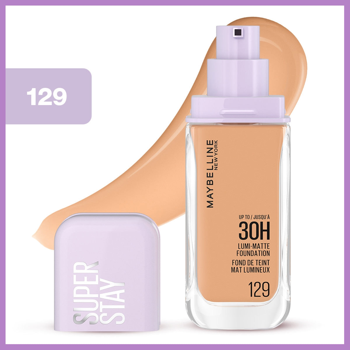 MAYBELLINE Fondöten Super Stay Lumi Matte- 129