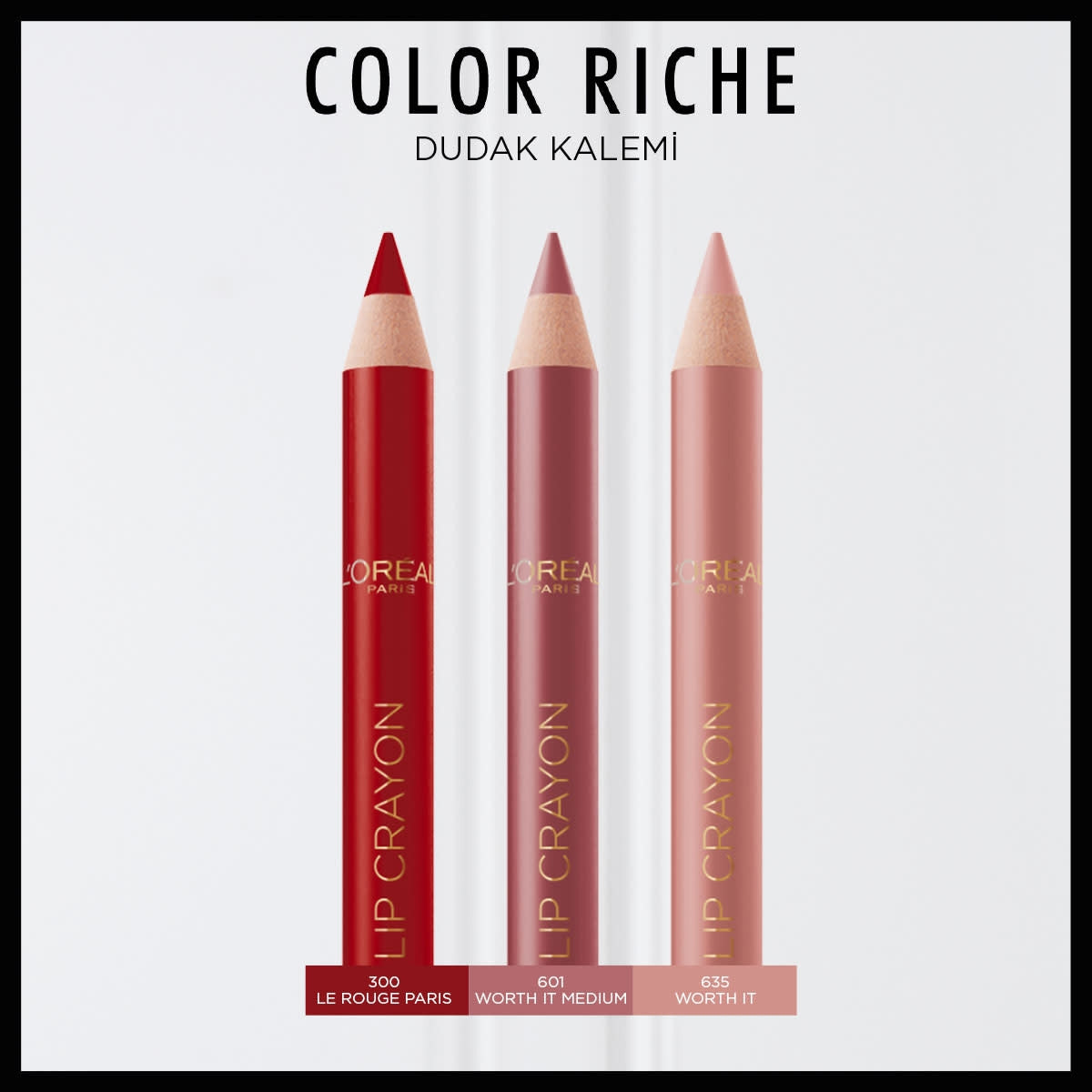 Loreal Paris Color Riche Dudak Kalemi 300 - Le Rouge Paris
