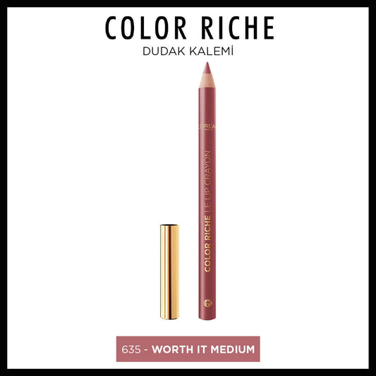 Loreal Paris Color Riche Dudak Kalemi 635 - Worth It Medium