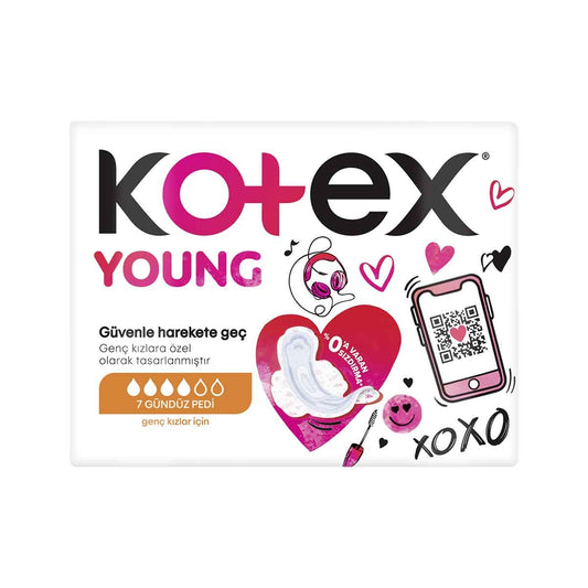 Kotex Young Hijyenik Ped Tekli 7'Li