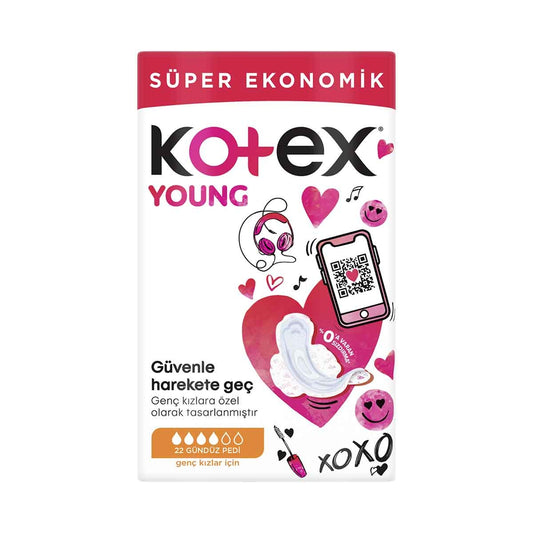 Kotex Young Hijyenij Ped Süper Eko. Gündüz 22'Li