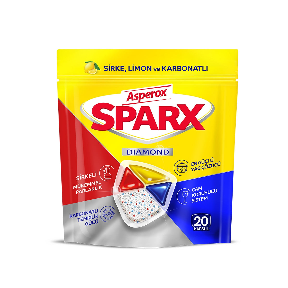 Sparx Diamond Bulaşık Tableti 20'li